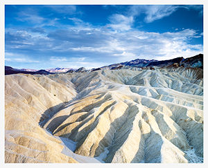 Zabriskie Point, Death Valley (photo from Wikipedia)