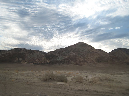 Between Badwater and Furnace Creek. 6am start, 23 July 2007.