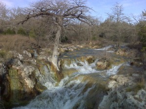 Edge Falls Road, past Kendalia