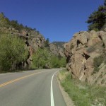 Heading into St. Vrain Canyon