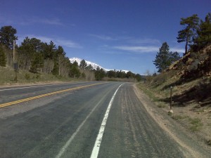 Glimpse of Long's Peak