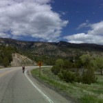 vcdc13 Riding up from the town of Jemez Springs.