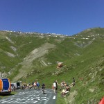 Near the summit of the Col du Tourmalet