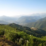 Arreau from Col d'Aspin