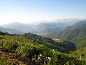 Arreau from Col d'Aspin