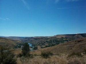 Maupin from Bakeoven switchbacks