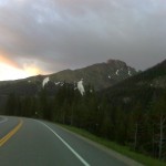 Sunrise near Cameron Pass