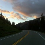 Sunrise over Cameron Pass