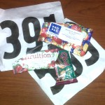 Race numbers and race food