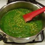 Parsley mixture and rice