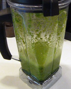 Parsley, onion, garlic mixture