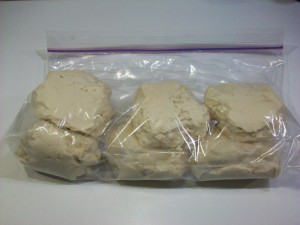 Individual servings ready to freeze