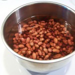 red beans after soaking overnight