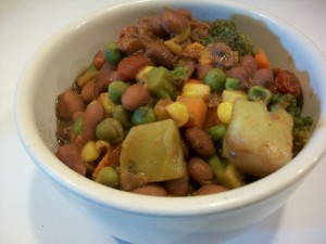 round 2 red beans with more veggies