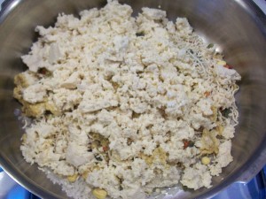 After adding miso and tofu