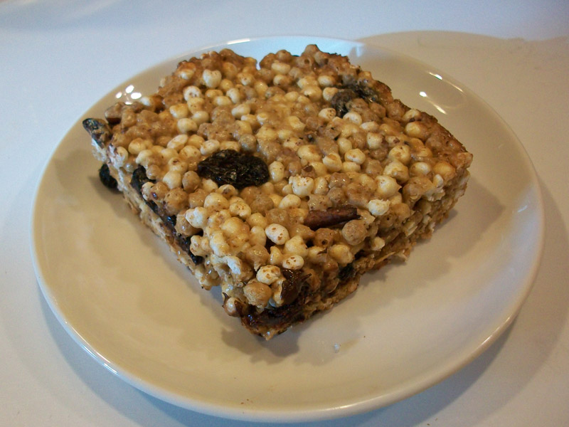 Homemade energy bars